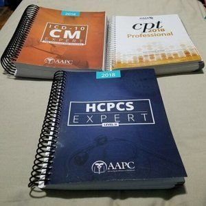 AMA CPT Book HCPCS Book Icd-10 Code Book